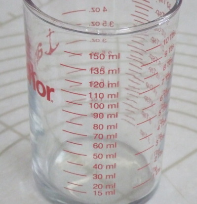 アンカーホッキング社製ガラスメジャーカップ（計量カップ）メジャー 