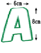 アルファベットのクッキー抜き型