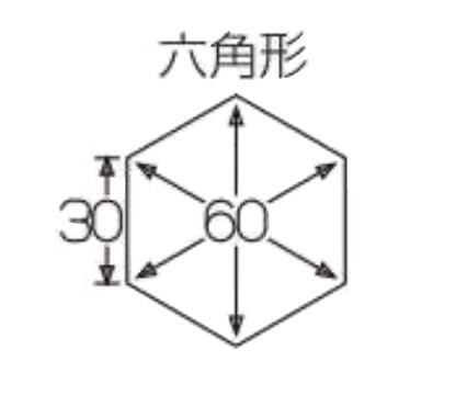 六角形プティガトー6cmケーキ型ケーキリングセルクルリング